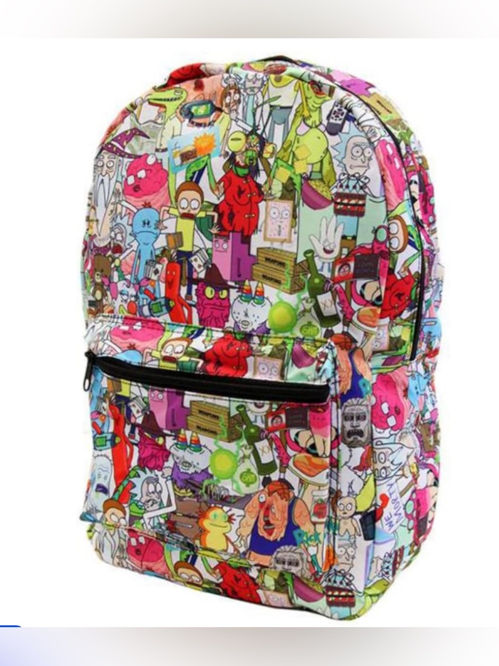 Cartoon Network Adult Swim Rick And Morty Sublimated Backpack Full Size